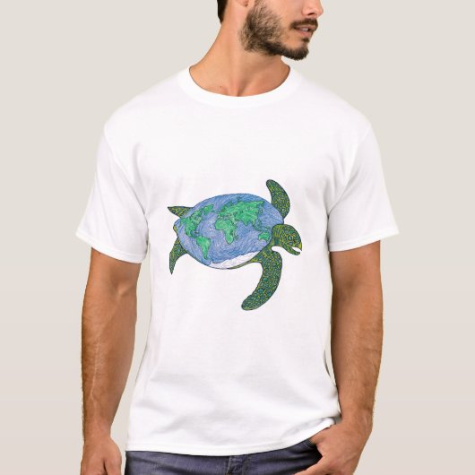 Turtle Earth T-shirt (Voorkant)