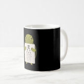 Turtle Eye Chart Koffiemok (Voorkant rechts)