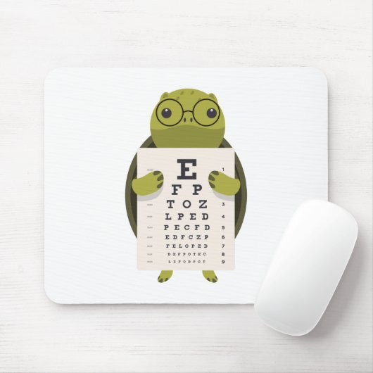 Turtle Eye Chart Muismat (Met muis)