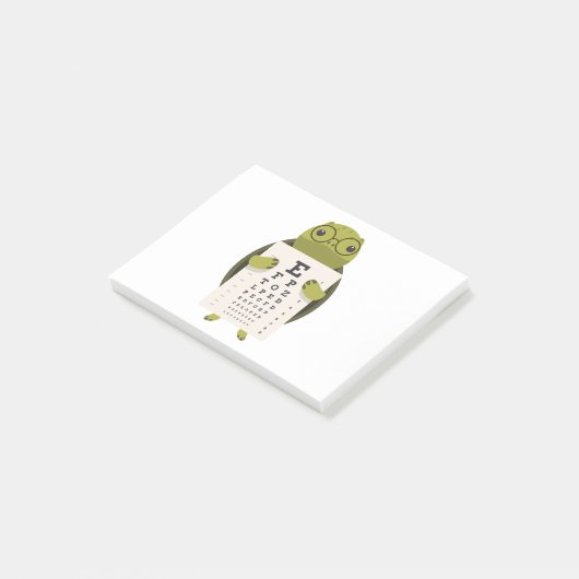 Turtle Eye Chart Post-it® Notes (Schuin)