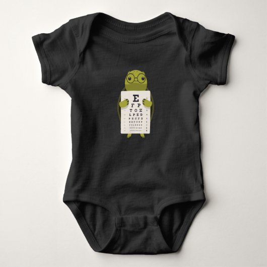 Turtle Eye Chart Romper (Voorkant)