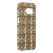 Turtle Floral Pattern Case-Mate Samsung Galaxy Hoesje (Back/Rechts)