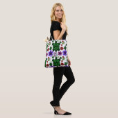 Turtle floral pattern  draagtas (Op model)
