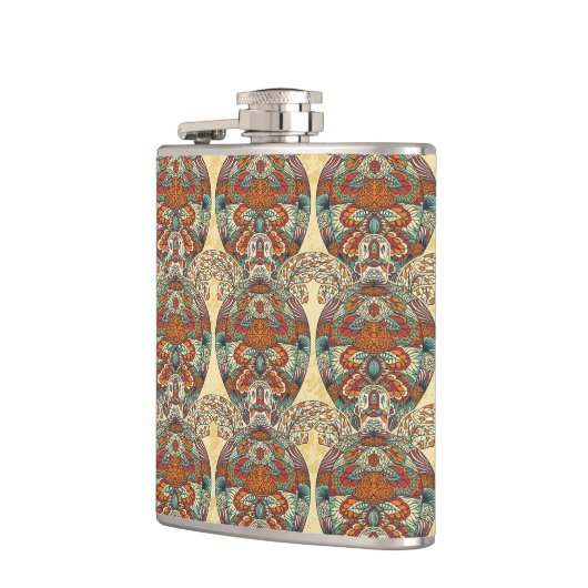 Turtle Floral Pattern Heupfles (Links)