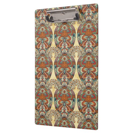 Turtle Floral Pattern Klembord (Links)