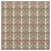 Turtle Floral Pattern Stof (Swatch)
