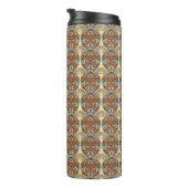 Turtle Floral Pattern Thermosbeker (Geroteerd rechts)