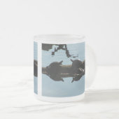 Turtle Friends Frosted Glass Mug (Devant droit)