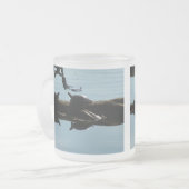 Turtle Friends Frosted Glass Mug (Devant gauche)