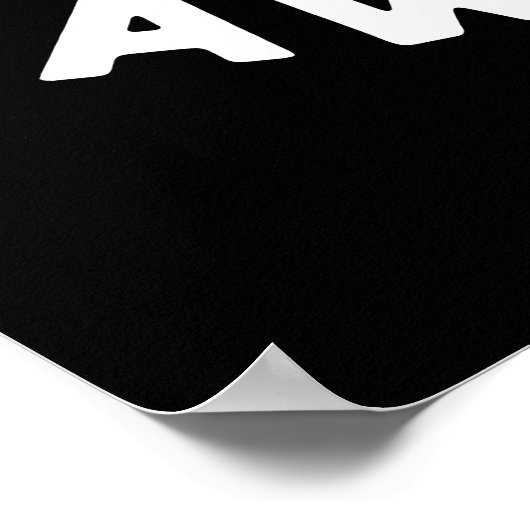 Turtle Geweldige Funny Turtle Pun Dark BG Poster (Hoek)