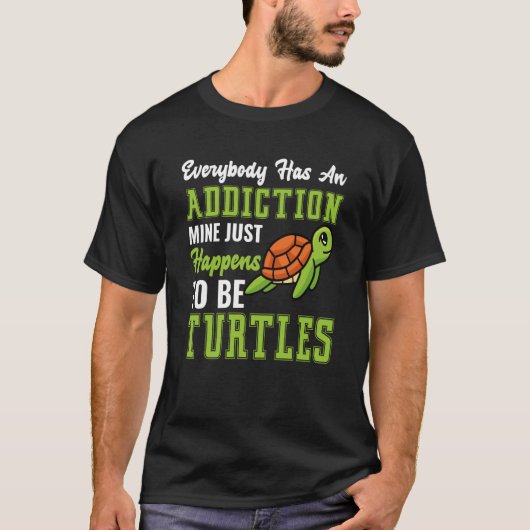 Turtle  Happens To Be Turtles Sea Turtle Ocean T-shirt (Voorkant)