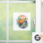 Turtle Head Raamsticker (Huis)