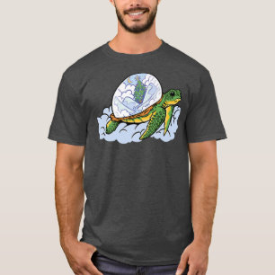 Turtle Holiday Celebrate Happy Kerstfeest Dom T-shirt