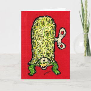 Turtle Humorous Birthday Kaart