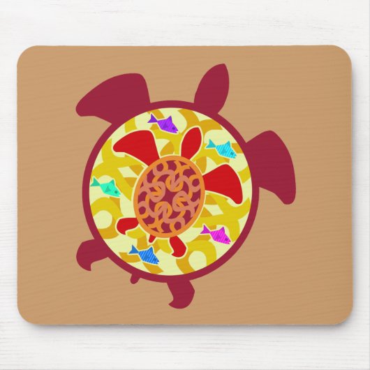 Turtle in Turtle Mousepad Muismat (Voorkant)