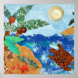Turtle Island Night Sangen Poster