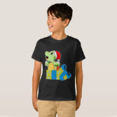 Turtle Kerstpakketten T-shirt (Voorkant volledig)
