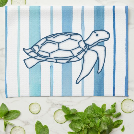 Turtle Kitchen Towel Theedoek (Gevouwen)