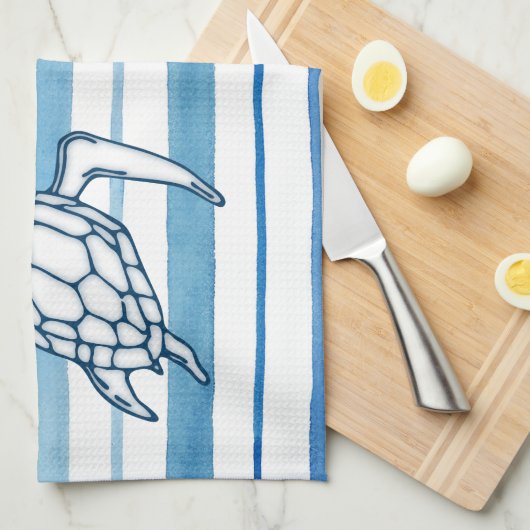 Turtle Kitchen Towel Theedoek (Quarter Fold)