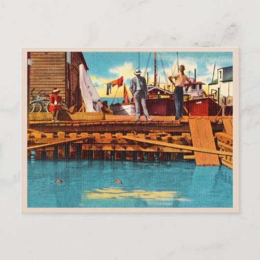 Turtle Kraals Key West Florida Briefkaart (Voorkant)