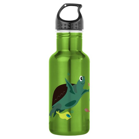 Turtle Liberty Waterfles (Voorkant)