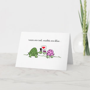 Turtle Liefde - Valentijns- of jubileumkaart Feestdagen Kaart