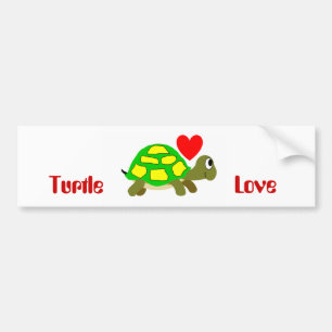 Turtle Love Bumpersticker