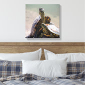 Turtle Love Canvas Afdruk (Insitu (Slaapkamer))
