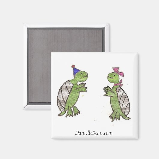Turtle Love magneet (Voorkant / Achterkant)
