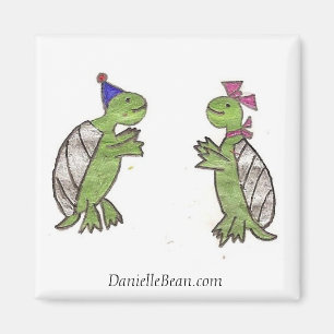 Turtle Love magnet Magneet