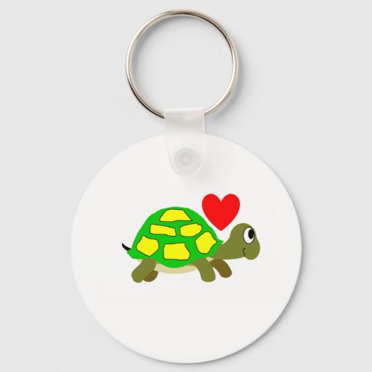 Turtle Love Sleutelhanger (Voorkant)