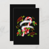 Turtle Lover | Alleen een meisje dat van Turks hou Informatiekaartje (Voorkant / Achterkant)