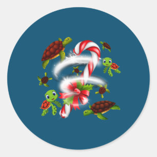 Turtle Lover Alleen een meisje dat van Turks hou Ronde Sticker