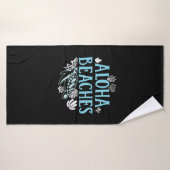 Turtle Lover | Aloha-stranden Badhanddoek (Badhanddoek)