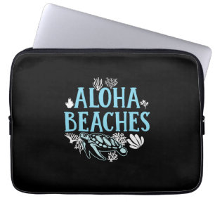 Turtle Lover Aloha-stranden Laptop Sleeve