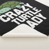 Turtle Lover | Crazy Turtle Lady Sherpa Deken (3/4)