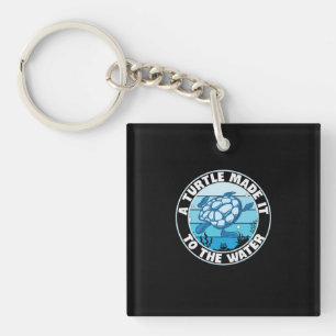 Turtle Lover Een schildpad maakte het Sleutelhanger