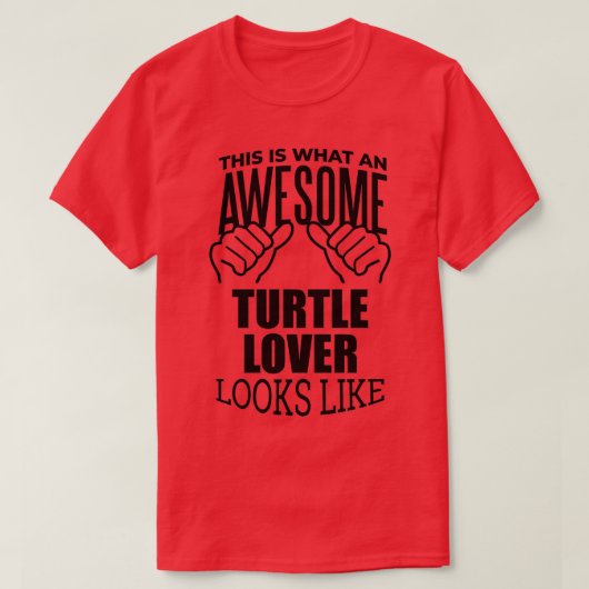 Turtle Lover Funny Turtles - Cadeauontwerp T-shirt (Design voorkant)