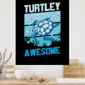 Turtle Lover | Geweldige Turtley Poster (Keuken)