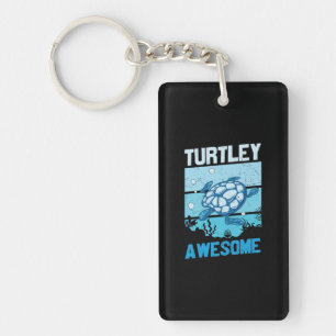 Turtle Lover Geweldige Turtley Sleutelhanger