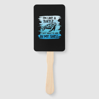 Turtle Lover | Ik ben een schildpad Handwaaier
