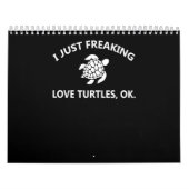 Turtle Lover | Ik ben gewoon overloopschildpadden  Kalender (Hoes)