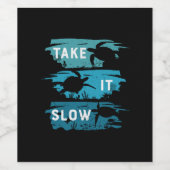 Turtle Lover | Langzaam Wijn Etiket (Enkel label)