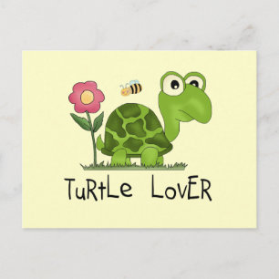 Turtle Lover Tshirts en cadeaus Briefkaart