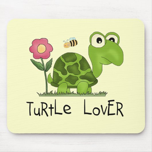 Turtle Lover Tshirts en cadeaus Muismat (Voorkant)