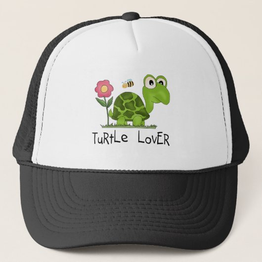 Turtle Lover Tshirts en cadeaus Trucker Pet (Voorkant)