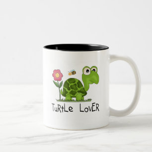 Turtle Lover Tshirts en cadeaus Tweekleurige Koffiemok