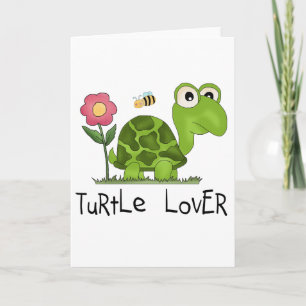 Turtle Lover Tshirts en cadeautjes Kaart