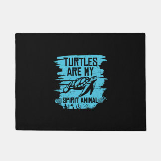 Turtle Lover Turtles Are My Spirit Animals Deurmat