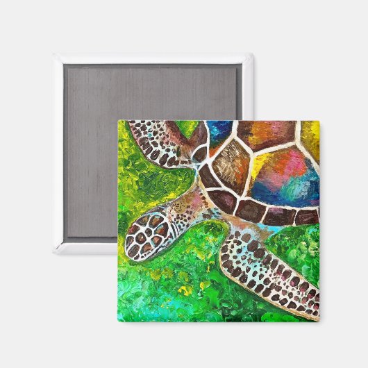 Turtle Magnet Magneet (Voorkant / Achterkant)